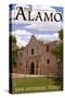 The Alamo - San Antonio, Texas-Lantern Press-Stretched Canvas