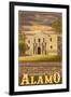 The Alamo Sunset - San Antonio, Texas-Lantern Press-Framed Art Print