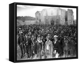 The Alamo-null-Framed Stretched Canvas