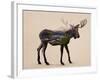 The Alaskan Bull Moose-Davies Babies-Framed Art Print