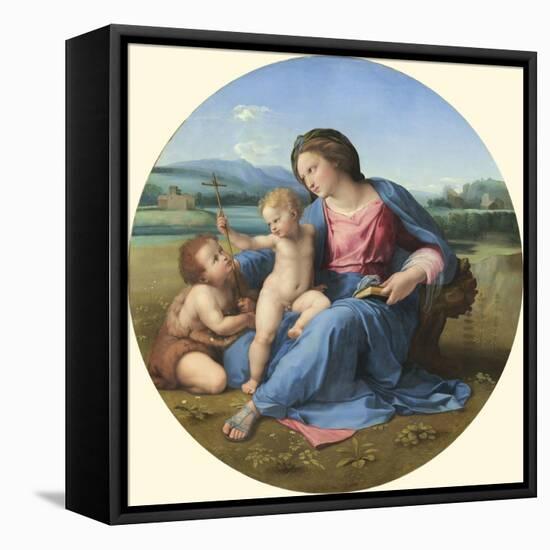 The Alba Madonna, C. 1510-Raphael-Framed Stretched Canvas