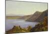 The Albano Lake-Antoine-Victor Joinville-Mounted Giclee Print