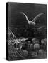 The Albatross Is Shot by the Mariner-Gustave Doré-Stretched Canvas