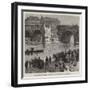 The Albert Bridge, Belfast, after the Fatal Accident-null-Framed Giclee Print