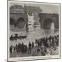 The Albert Bridge, Belfast, after the Fatal Accident-null-Mounted Giclee Print