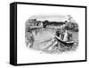 The Albert Bridge, Windsor, Berkshire-null-Framed Stretched Canvas