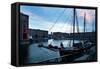 The Albert Dock, Liverpool, Merseyside, England-null-Framed Stretched Canvas