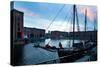 The Albert Dock, Liverpool, Merseyside, England-null-Stretched Canvas