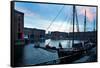 The Albert Dock, Liverpool, Merseyside, England-null-Framed Stretched Canvas