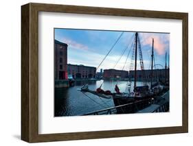 The Albert Dock, Liverpool, Merseyside, England-null-Framed Photographic Print