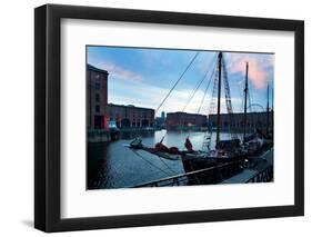 The Albert Dock, Liverpool, Merseyside, England-null-Framed Photographic Print