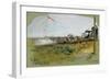 The Albert - First Stage, 900 Yards, Bisley Camp, 1893-Cecil Cutler-Framed Giclee Print