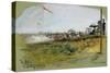 The Albert - First Stage, 900 Yards, Bisley Camp, 1893-Cecil Cutler-Stretched Canvas