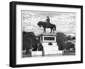 The Albert Memorial, Charlotte Square, Edinburgh, 1900-null-Framed Giclee Print