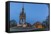 The Albert Memorial in Front of the Royal Albert Hall, London, England, United Kingdom, Europe-Michael Nolan-Framed Stretched Canvas