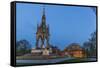 The Albert Memorial in Front of the Royal Albert Hall, London, England, United Kingdom, Europe-Michael Nolan-Framed Stretched Canvas