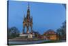 The Albert Memorial in Front of the Royal Albert Hall, London, England, United Kingdom, Europe-Michael Nolan-Stretched Canvas