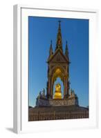 The Albert Memorial in Kensington Gardens at Sundown, London, England, United Kingdom, Europe-Michael Nolan-Framed Photographic Print