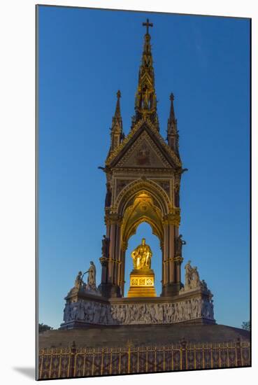 The Albert Memorial in Kensington Gardens at Sundown, London, England, United Kingdom, Europe-Michael Nolan-Mounted Photographic Print