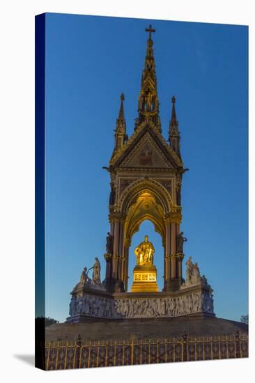 The Albert Memorial in Kensington Gardens at Sundown, London, England, United Kingdom, Europe-Michael Nolan-Stretched Canvas