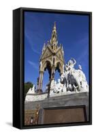 The Albert Memorial, Kensington Gardens, London, England, United Kingdom, Europe-Stuart Black-Framed Stretched Canvas