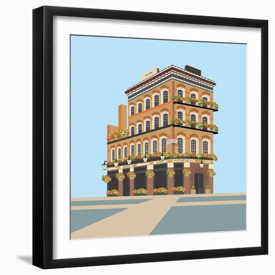 The Albert Pub, Victoria-Claire Huntley-Framed Giclee Print