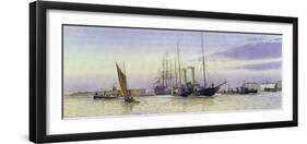 The Alberta Departing Portsmouth-Martyn Mackrill-Framed Collectable Print