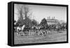 The Albrighton Hounds: A Meet at Stretton, c1903, (1903)-null-Framed Stretched Canvas