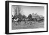 The Albrighton Hounds: A Meet at Stretton, c1903, (1903)-null-Framed Giclee Print
