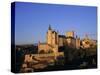The Alcazar and Cathedral, Segovia, Castilla Y Leon, Spain-Ruth Tomlinson-Stretched Canvas