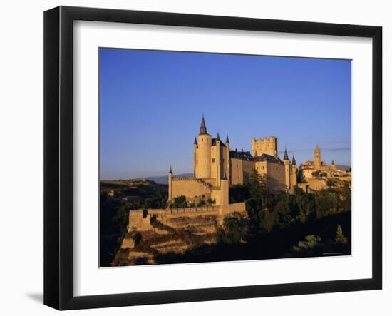 The Alcazar and Cathedral, Segovia, Castilla Y Leon, Spain-Ruth Tomlinson-Framed Premium Photographic Print