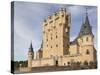 The Alcazar, Segovia, Spain-Walter Bibikow-Stretched Canvas