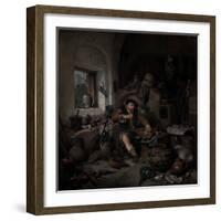 The Alchemist, 1663-Cornelis Pietersz Bega-Framed Giclee Print