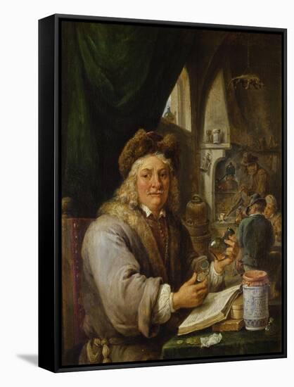 The Alchemist, 1680-David Teniers the Younger-Framed Stretched Canvas