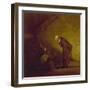 The Alchemist, about 1855/60-Carl Spitzweg-Framed Giclee Print