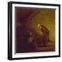 The Alchemist, about 1855/60-Carl Spitzweg-Framed Giclee Print