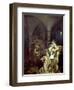 The Alchemist Discovering Phosphorus-Joseph Wright of Derby-Framed Art Print