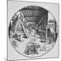 The Alchemist in His Laboratory, from Amphitheatrum Aeternae Sapientiae by Heinrich Kunrath-null-Mounted Giclee Print