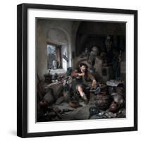 The Alchemist in His Workshop by Cornelis Bega-Fine Art-Framed Photographic Print