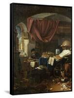 The Alchemist's Laboratory-Thomas Wyck-Framed Stretched Canvas