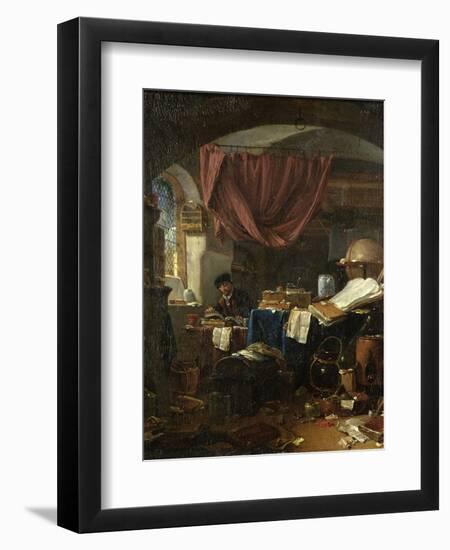 The Alchemist's Laboratory-Thomas Wyck-Framed Premium Giclee Print