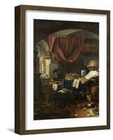 The Alchemist's Laboratory-Thomas Wyck-Framed Giclee Print