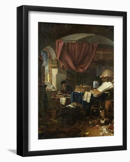 The Alchemist's Laboratory-Thomas Wyck-Framed Giclee Print