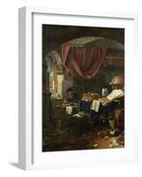 The Alchemist's Laboratory-Thomas Wyck-Framed Giclee Print