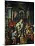 The Alchemist's Workshop, 1570-Jan van der Straet-Mounted Giclee Print