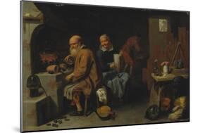 The Alchemist's Workshop, 1648-David Ryckaert III-Mounted Giclee Print