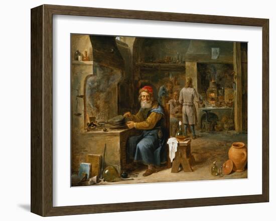 The Alchemist-David Teniers the Younger-Framed Giclee Print