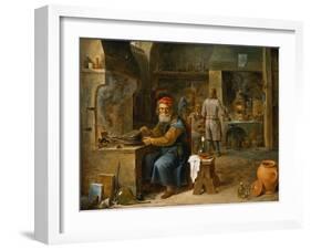 The Alchemist-David Teniers the Younger-Framed Giclee Print