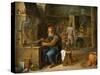 The Alchemist-David Teniers the Younger-Stretched Canvas