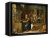 The Alchemist-David Teniers the Younger-Framed Stretched Canvas